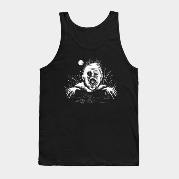 Night Ghoul Tank Top by LoudMouthThreads